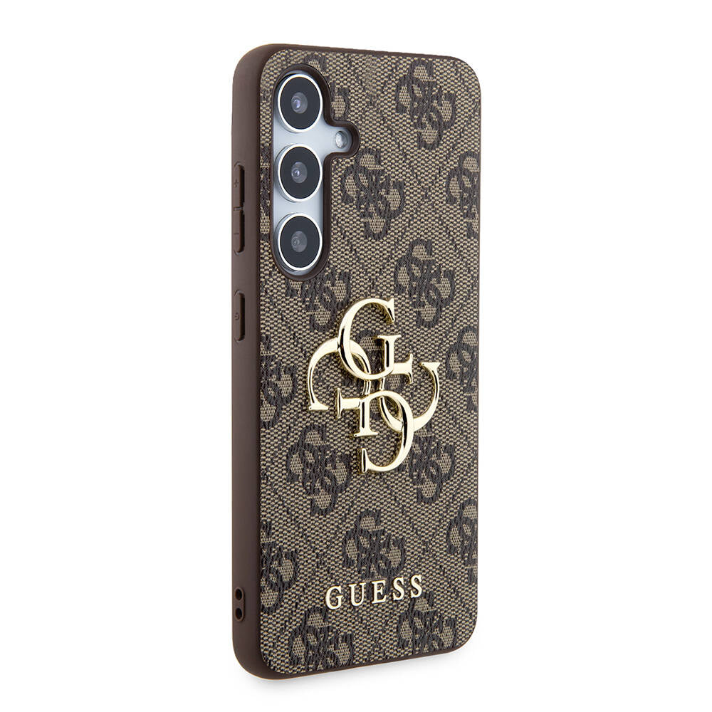 Guess Galaxy S24 Plus Orjinal Lisanslı PU Deri Yazı ve 4G Metal Logolu Desenli Kılıf Guess Galaxy S24 Plus Orjinal Lisanslı PU Deri Yazı ve 4G Metal Logolu Desenli Kılıf